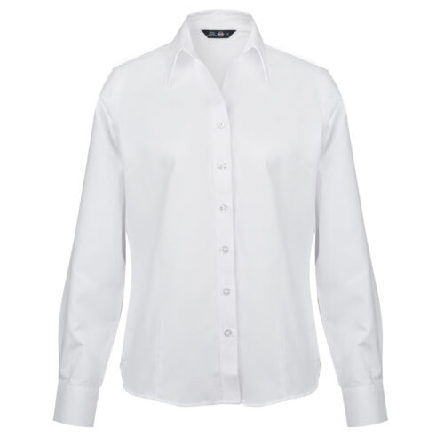 Blusa Oxford Classic Manga Larga Mujer